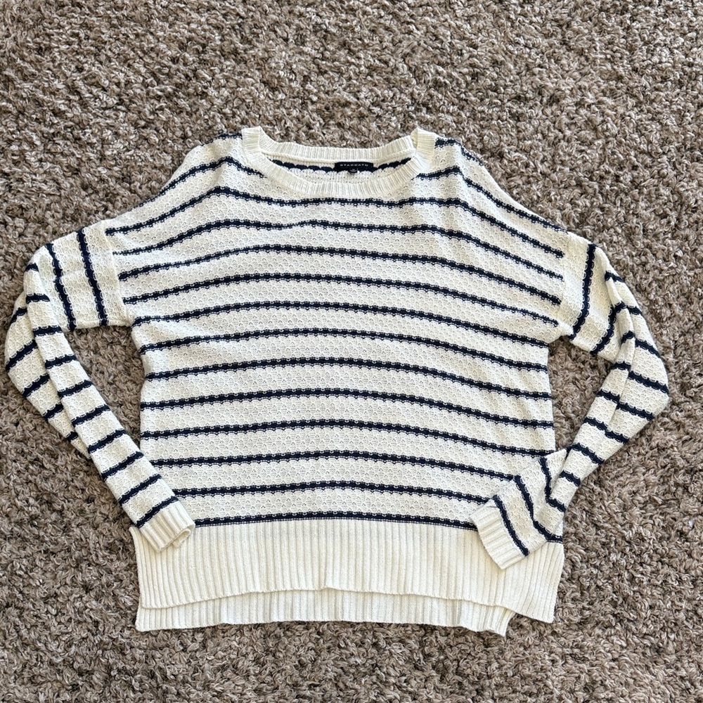 Staccato Nautical Striped Crew Neck Sweater